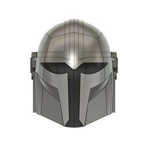 May include: A silver and black helmet with a visor and a detailed design. The helmet has a textured surface and a sleek, futuristic look.