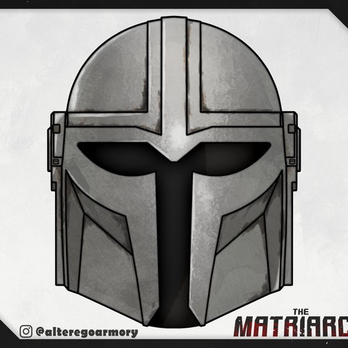 The Warden: 3D Printable Helmet Inspired by the Mandalorian - Etsy