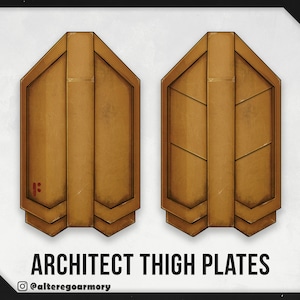 Star War inspired armor: The Architect's Thigh Plates
