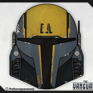 Le Vanguard : casque imprimable en 3D inspiré du Mandalorian