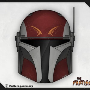 The Partisan: 3D printable helmet inspired by the Mandalorian