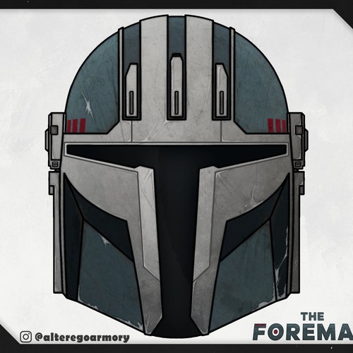 The Rook: 3D Printable Helmet Inspired by the Mandalorian - Etsy