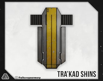 Tra'kad Shins: 3D printable shin armor inspired by the Mandalorian
