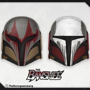 The Banshee: 3D printable helmet inspired by the Mandalorian