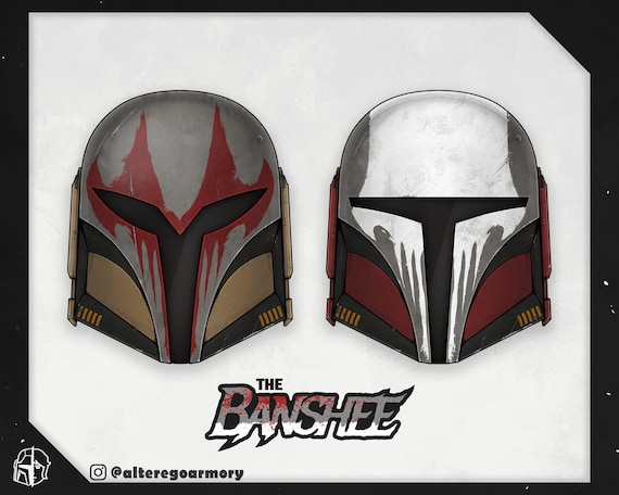 The Banshee: 3D Printable Helmet Inspired by the Mandalorian