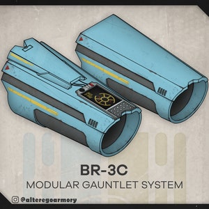 Mandalorian inspired: BR-3C Modular Gauntlet System