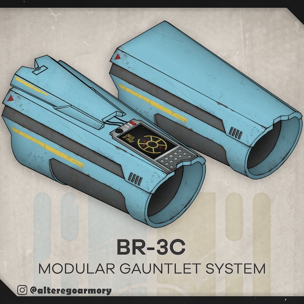 Mandalorian inspiriert: BR-3C Modulares Gauntlet System