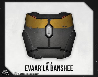 Ispirazione mandaloriana: corazza da petto Banshee maschile