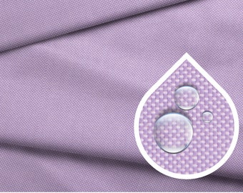 Tissu imperméable OXFORD polyester violet clair 100% enduit d’un côté de polyuréthane. (PU / WD)