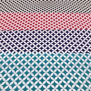 Pequeño azul marino Marruecos algodón tela Marruecos patrón | Etsy