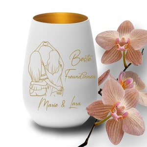 Lantern best friends with your desired name - gift for your best friend for her birthday