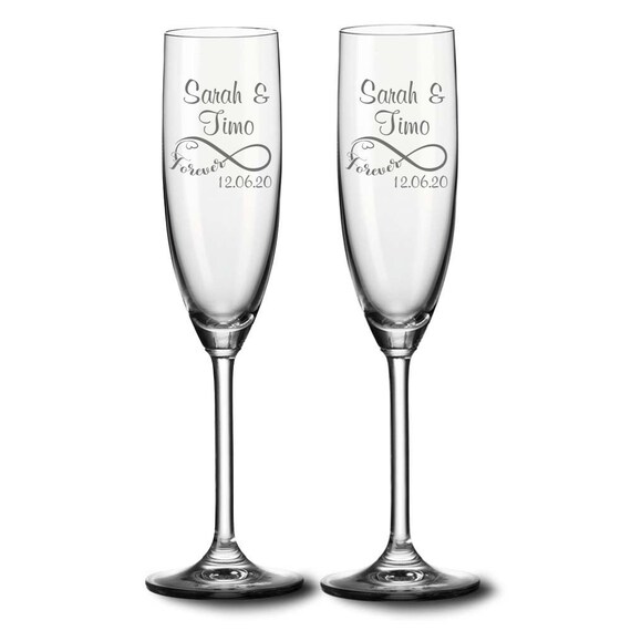 Leonardo Verres à Vin Avec Gravure - Design De Mariage - | FindTheDeal