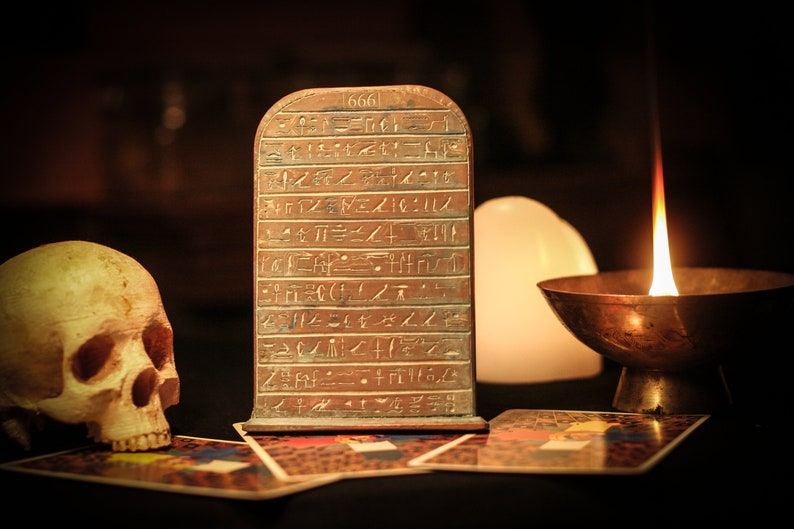 Stele of Ankhefenkhonsu stele of Revealing Ritual / Etsy Canada