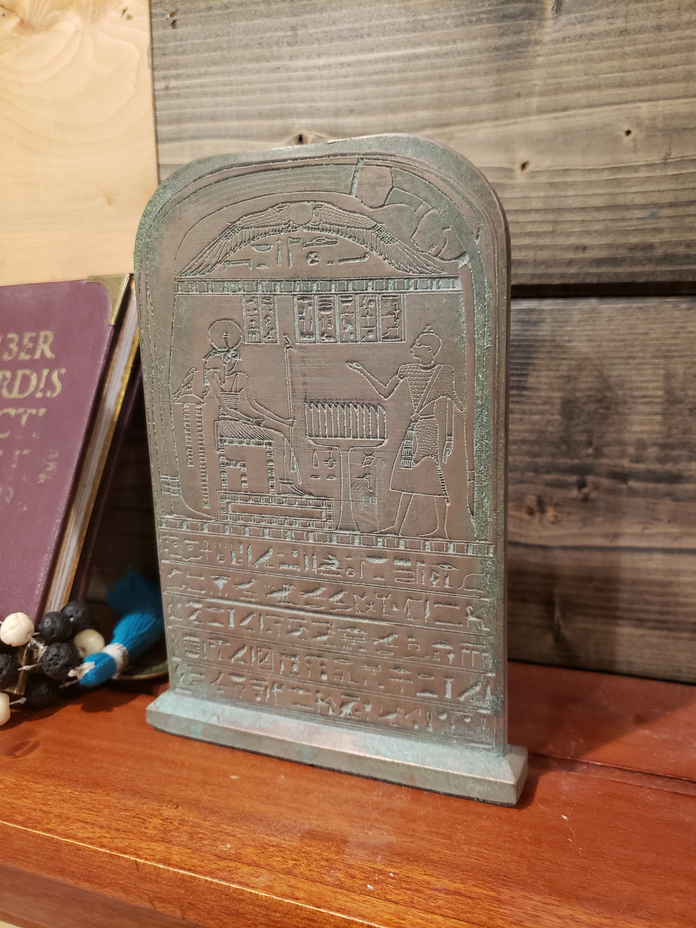 Stele of AnkhefenKhonsu Stele of Revealing Cold Cast Etsy