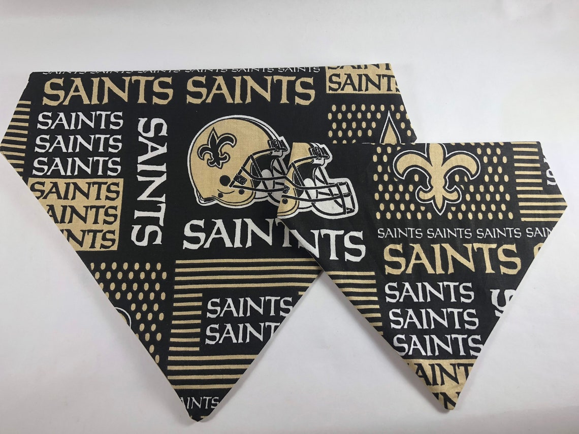 New Orleans Saints NFL Bandana Slideon Slipon Over the Etsy