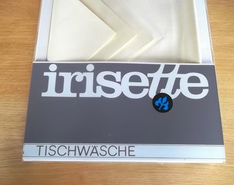 dekorative Irisette OVP Tischdecke + 6 Servietten