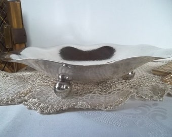 WMF -elegante versilberte Schale auf 3 Kugelfüßen vintage Silber