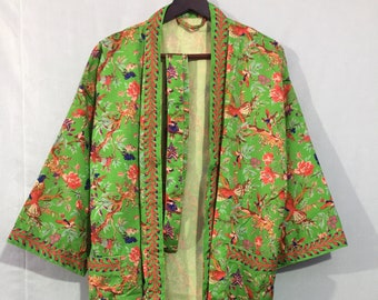 Crape Silk kimono Robes, Saree kimono, Silk kimono robe, Beach cover up, Silky kimono robe, Women's Kimono, Night Maxi Dress