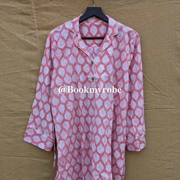 Block Printed Shirt Etsy