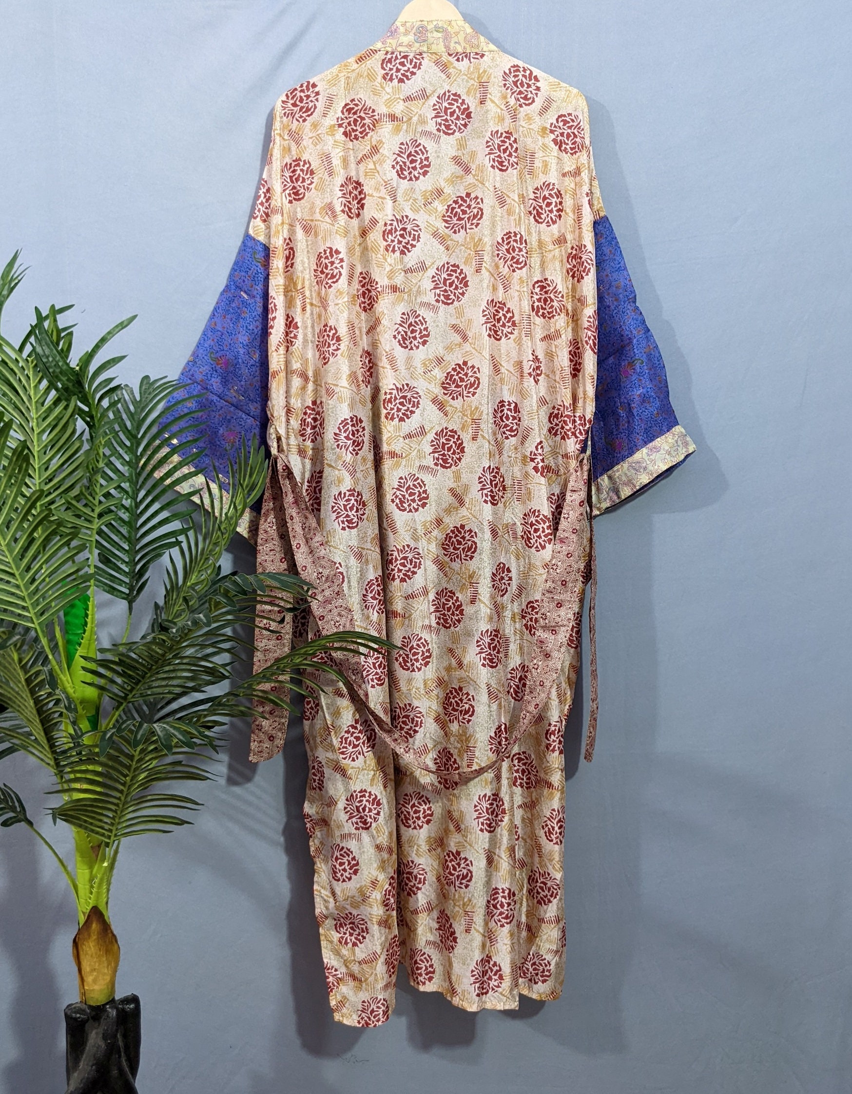 Kimono Robe Indian Silk Robe Summer Robe Gifts for Her - Etsy