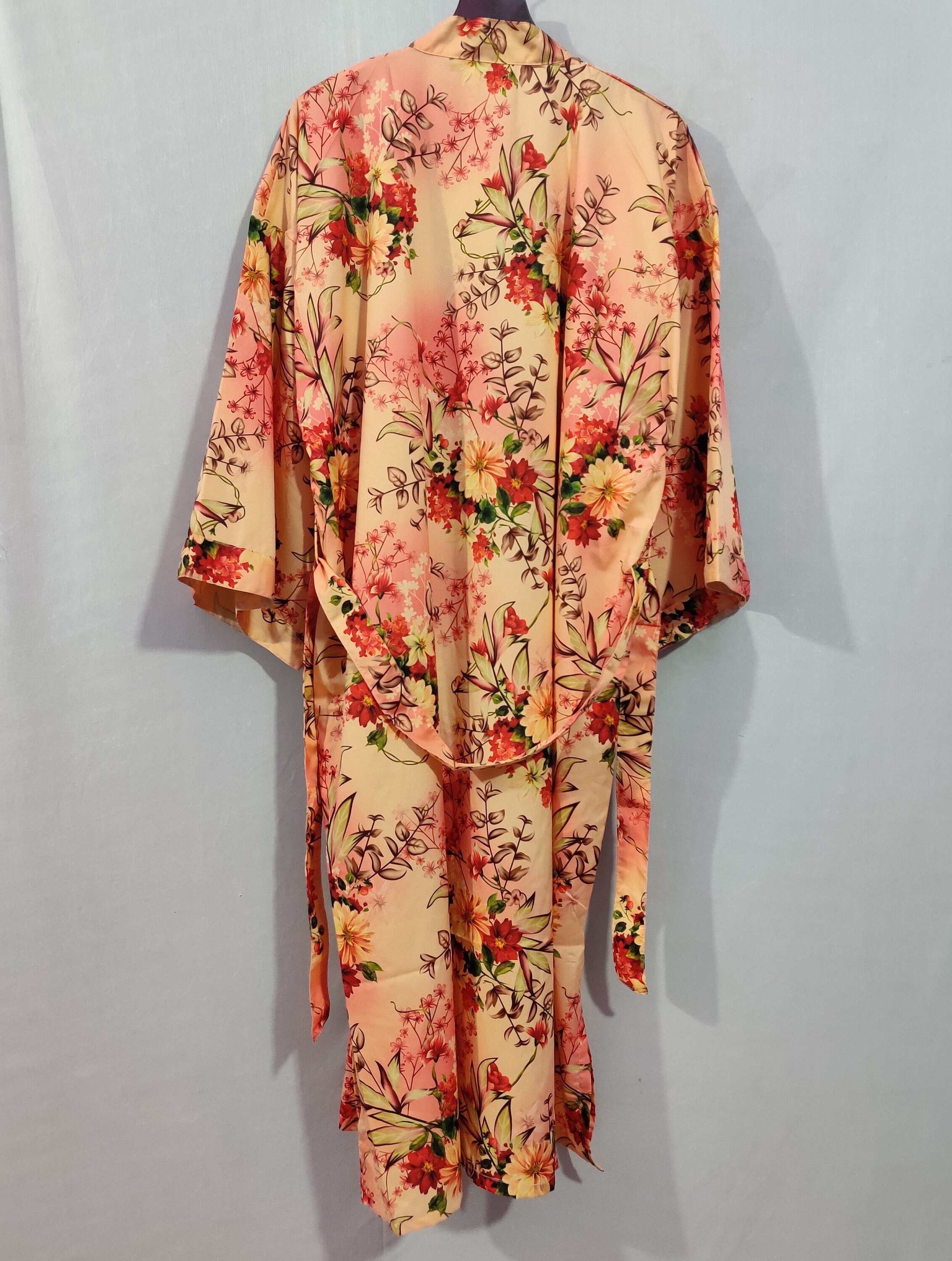 Silk kimonos Bridesmaid Robes Floral Kimono Robe Bridal Etsy