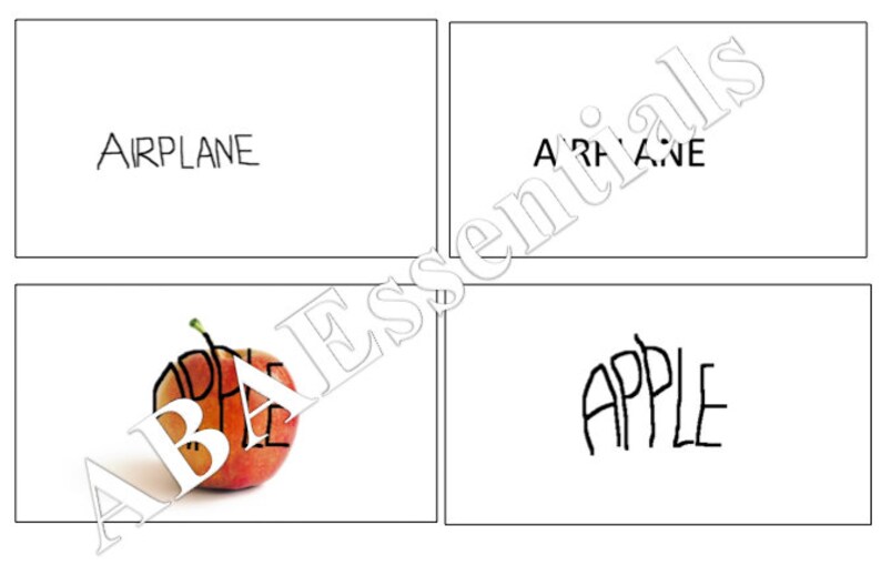 ABA Flashcards Stimulus Shape Transformations Etsy