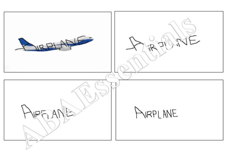 ABA Flashcards Stimulus Shape Transformations Etsy