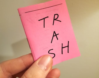 Trash Miniature Zine - Zero Waste Series