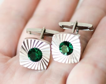 Art deco cufflinks vintage, Groomsmen cufflinks, Cuff links for groom