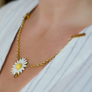 Daisy sweater guard, Enamel collar pins, Cottage core jewelry popular right now