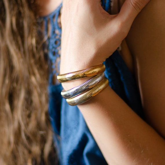 Tubogas bracelet by Monet jewelry omega chain, St… - image 1