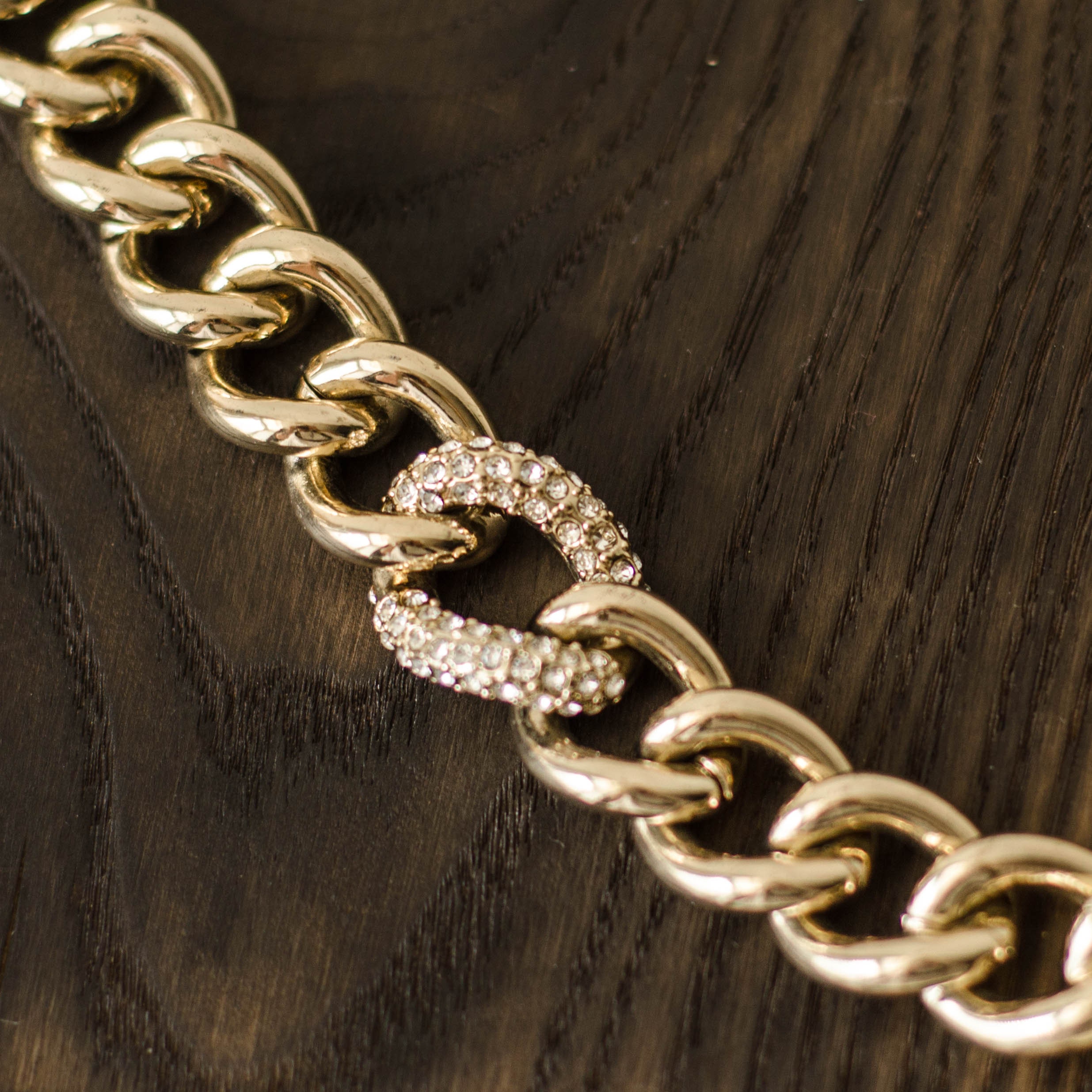Curb chain bracelet by Victoria Secret Cuban link bracelet | Etsy