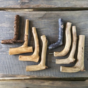Gancio in legno, porta carta igienica, gancio a muro, porta luce, porta carta igienica, ramo