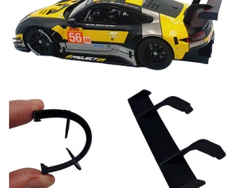 Flexibler Spoiler für Carrera Digital 124 Porsche 911 RSR, Tuning Spoiler Zubehör Ersatzteil Kleinteil für Carrera Digital Carrera Evolution