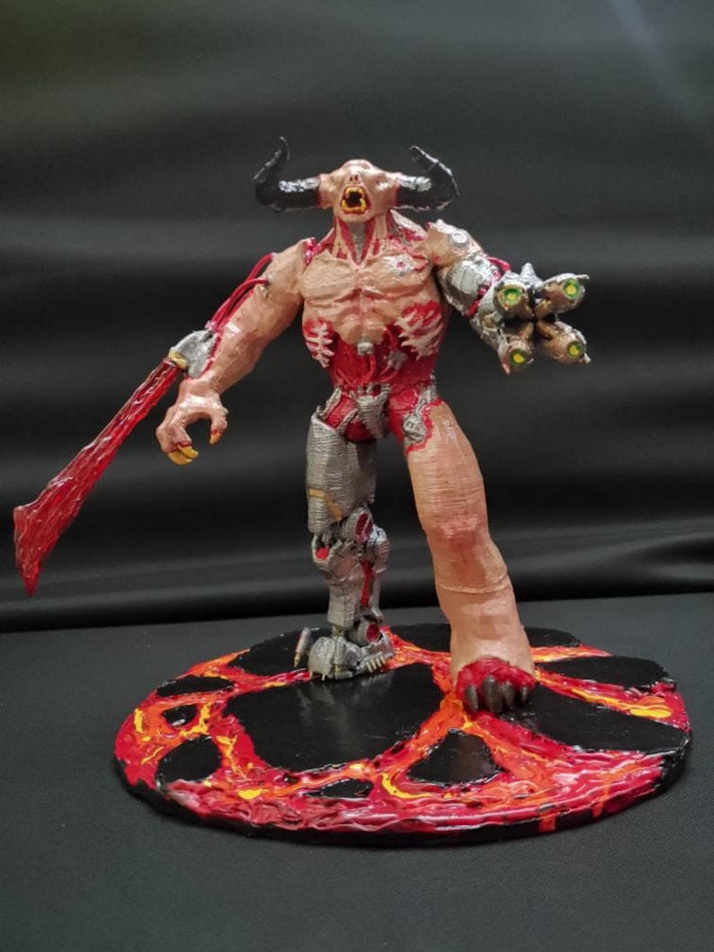 doom eternal mini tyrant collectible