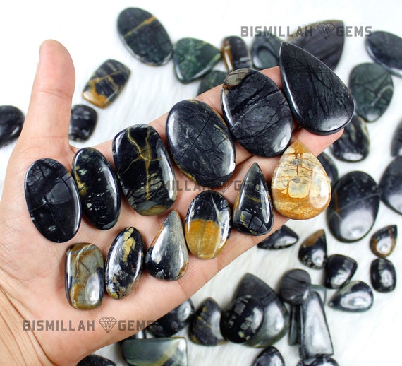 Natural Picasso Jasper Cabochon: Gemstone Jewelry Supply (1-2 inch)