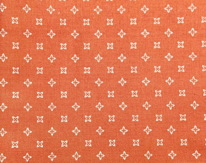 Fat Quarter Peachy Keen Coral Seeds by Corey Yoder For Moda 29173-19