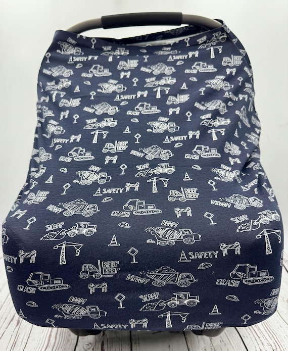 Multi Use Baby Cover | Nursing | Stroller | Car Seat Cover | Highchair | Newborn Essential | Baby Shower Gift | Accessories | Construction