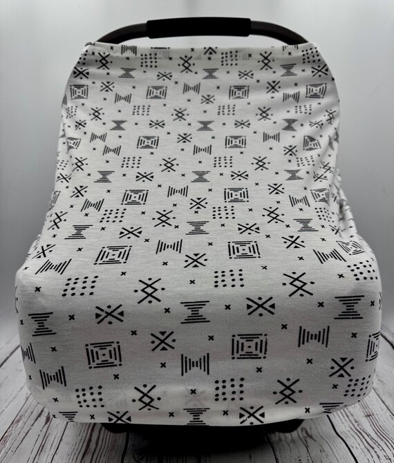 Multi Use Baby Cover | Nursing | Stroller | Car Seat Cover | Highchair | Newborn Essential | Baby Shower Gift | Car Accessories | Shapes