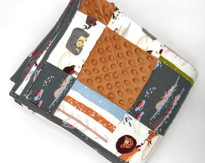 Patchwork Quilt Safari - Lions and Tigers! Oh My! (Finished Product)