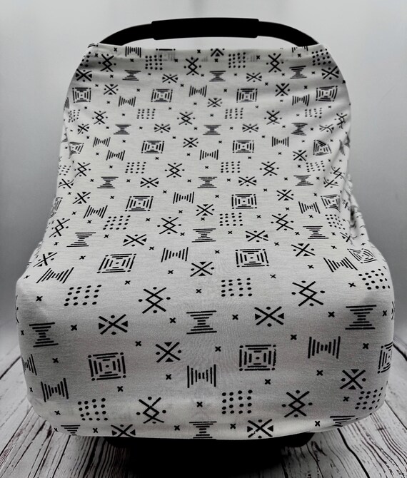 Multi Use Baby Cover | Nursing | Stroller | Car Seat Cover | Highchair | Newborn Essential | Baby Shower Gift | Car Accessories | Shapes