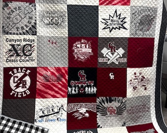 Custom Memory T-Shirt Quilt (made from your shirts or clothing items)