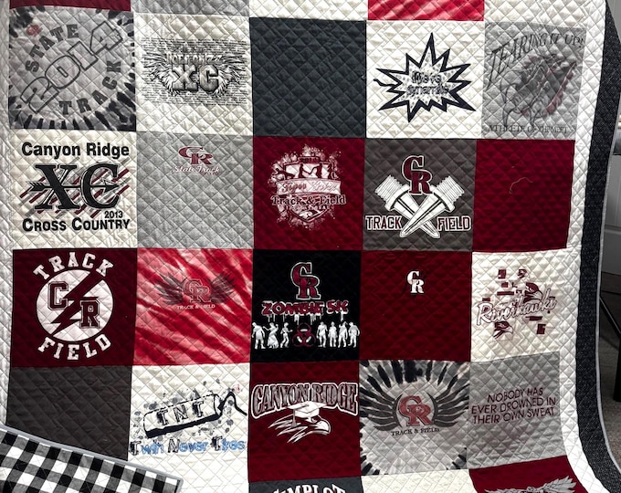 Custom Memory T-Shirt Quilt (made from your shirts)