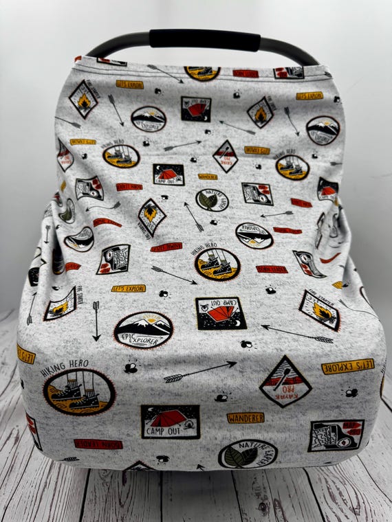 Multi Use Baby Cover | Nursing | Stroller | Car Seat Cover | Highchair | Newborn Essential | Baby Shower Gift | Car Accessories | Camp Out