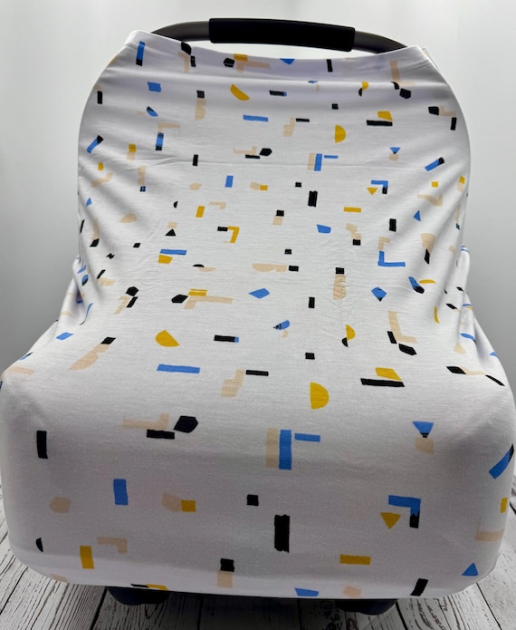 Multi Use Baby Cover | Nursing | Stroller | Car Seat Cover | Highchair | Newborn Essential | Baby Shower Gift | Car Accessories | Geo