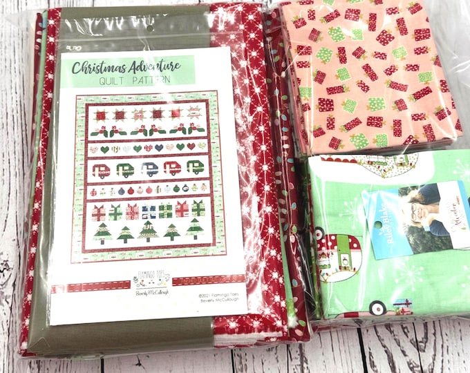Quilt Kit Christmas Adventure by Flamingo Toes: Riley Blake Designs