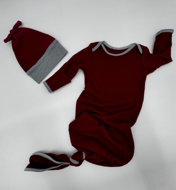 Gown Thermal Knit | infant gown | Baby Shower | newborn clothes | newborn essentials | bringing home baby | going home