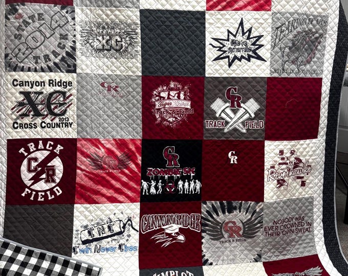 Custom Memory T-Shirt Quilt (made from your shirts or clothing items)