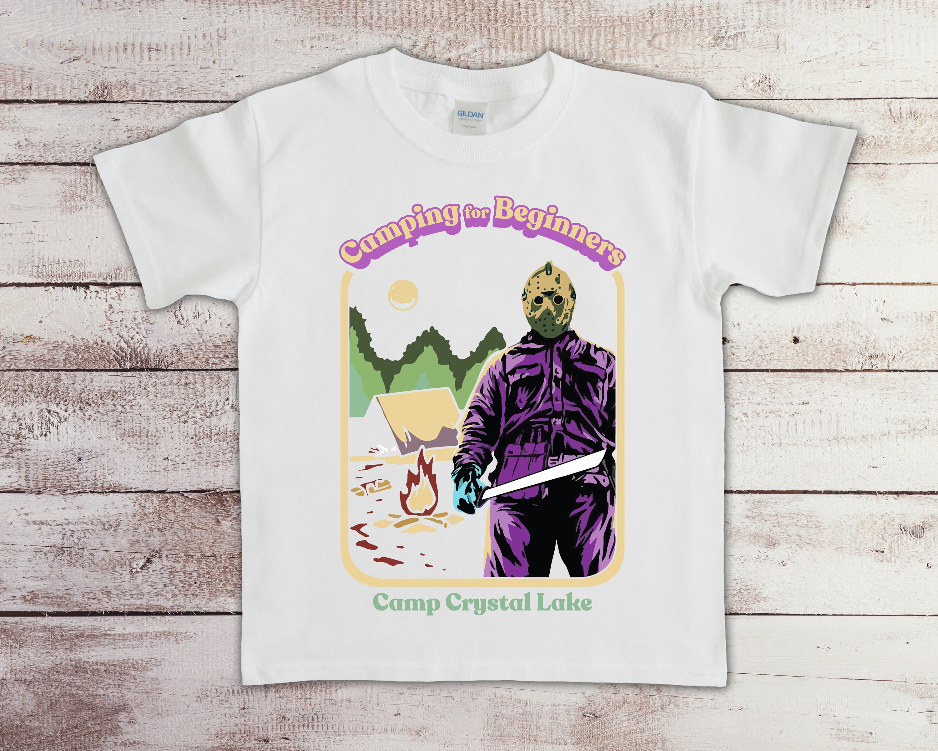 camping for beginners jason shirt