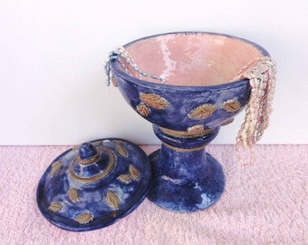 Ceramic, , Jewelry Can, Handmade, Ceramic Box